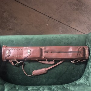 Instroke Brown Leather Billiard Cue Case