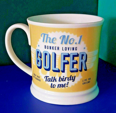 DER Nr. 1 BUNKER LIEBENDE GOLFER-BECHER GOLF HAT MICH SÜCHTIG LIVE AUF GRÜNEN SPRECHEN VIRDY 