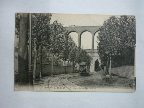 POSTCARD / CACHAN / AVENUE DE LA CONVENTION ........ TRAMWAY   - Picture 1 of 2