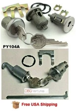 Fits 1967 Camaro Complete OE style Lock set w/ Original GM Keys- Uses #112 TRUNK