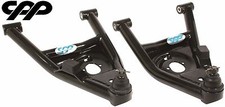 1967-69 Chevy Camaro Lower Tubular Control Arms A Arm Black Powdercoat Usa Made