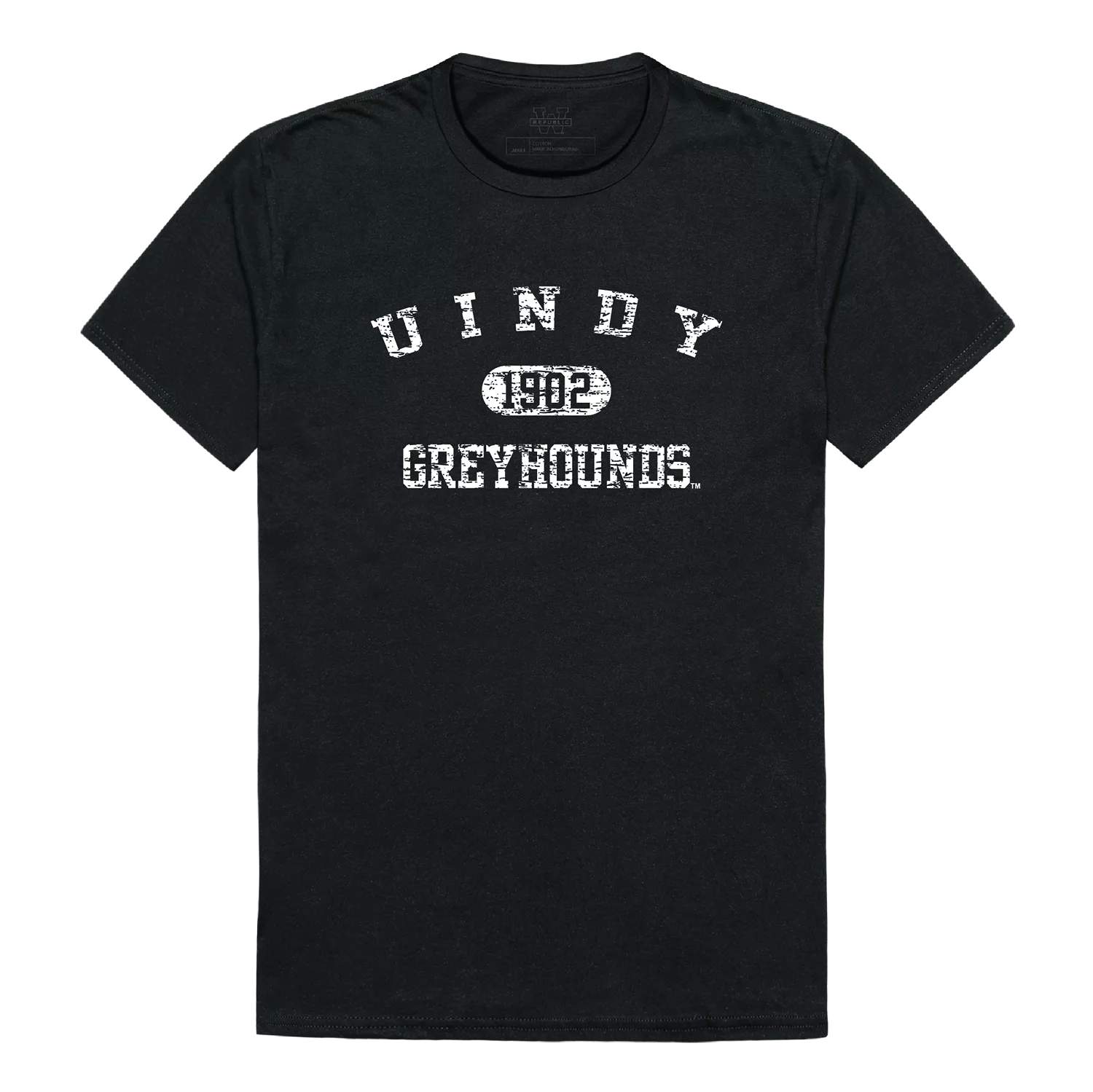 UIndy Hounds NCAA Distressed Arch Vintage College Tee