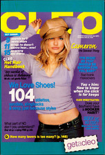 Cleo Magazine Cameron Diaz Postcard Avant Card Vintage 2002 Old
