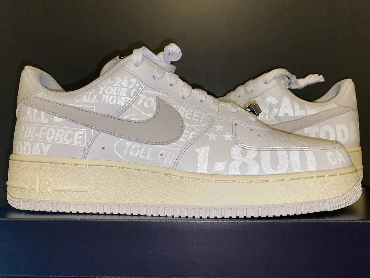 traicionar Torpe correr Nike Air Force 1 '07 Premium “1-800” Sz 12M Order Confirmed | eBay