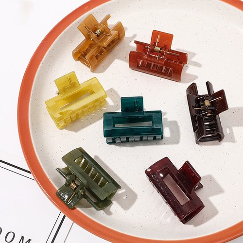 1/5 pz fermagli antiscivolo per artiglio per capelli colore gelatina regalo per donna ragazza - Foto 6 di 40