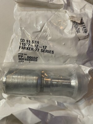 Parker 11577-12-12 Fitting 3/4'' Hose X 3/4'' SAE Code 61 Flange, New