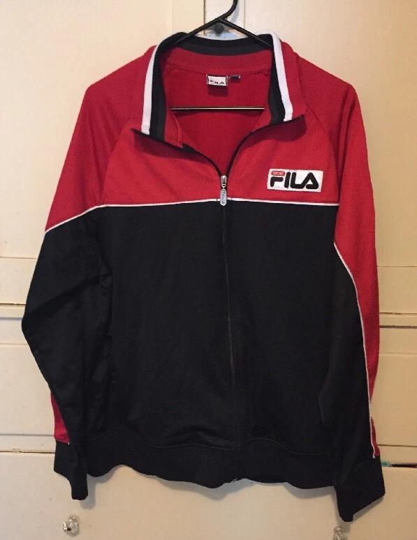 VINTAGE ITALIA TRACK JACKET SOCCER ITALY WARM UP MENS FILA SPORT