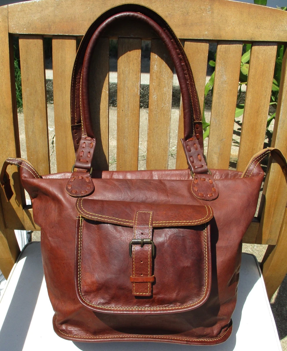 Noonday rustic best sale leather tote