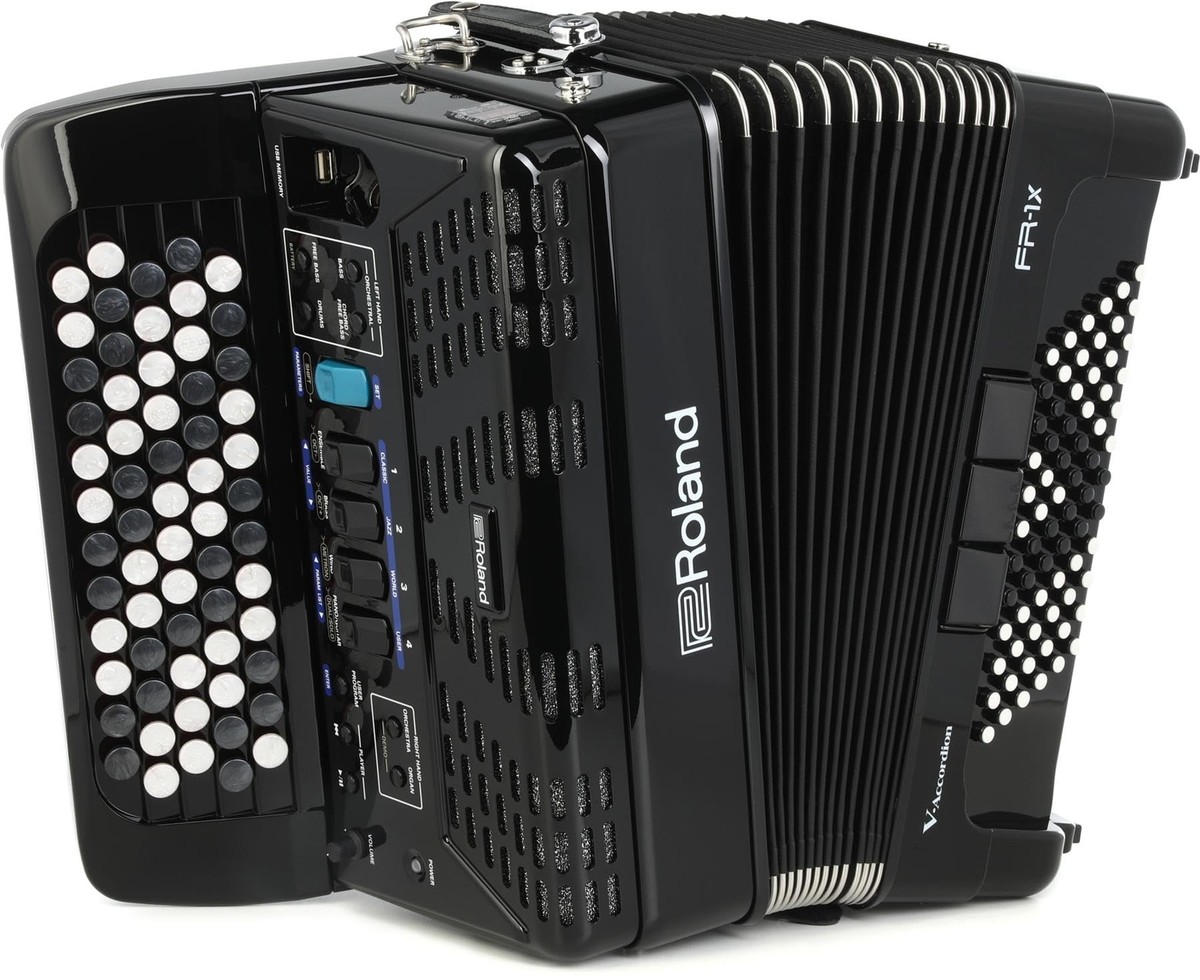 Roland FR-1XB Premium V-Accordion Lite with 62 Buttons and Roland FR-1XB Premium V-Accordion Lite with 62 Buttons and