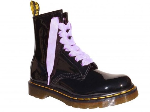 Weiß schwarz Satinband Schnürsenkel Stiefeletten passt 3 6 8 10 Paar Ösenstiefel/Schuhe - Bild 40 von 74