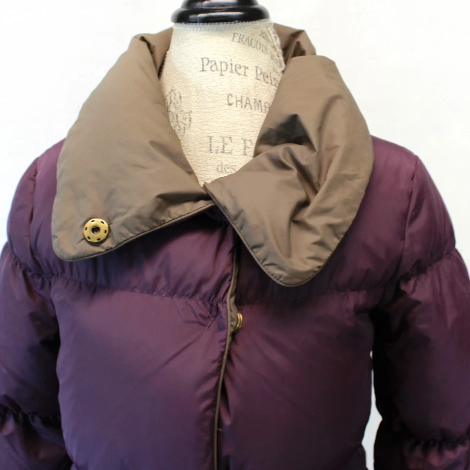 BCBG MAXAZRIA Y2K Plumón Relleno Colorblock Puffer Chaqueta Cálida XS Foto 4 de 4