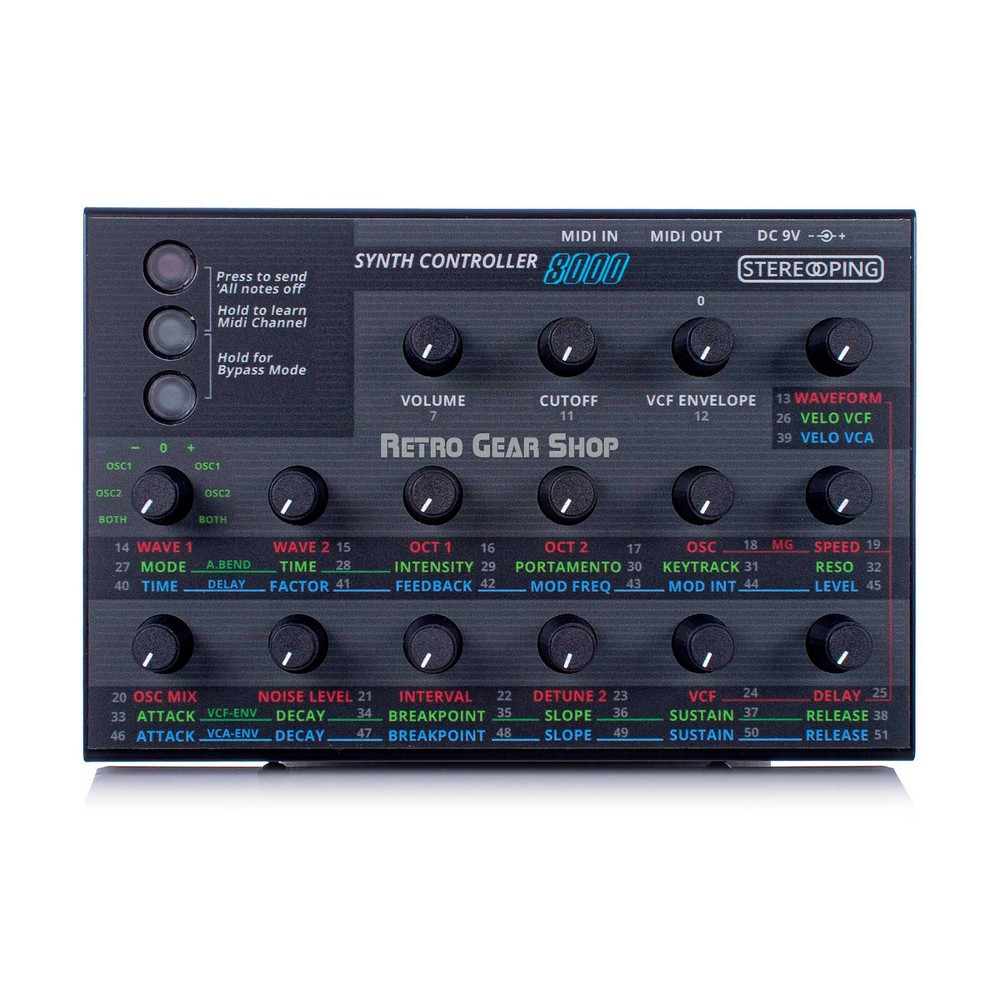 Stereoping CE-1 8000 MIDI Controller for Korg DW-8000 EX-8000 Synthesizers