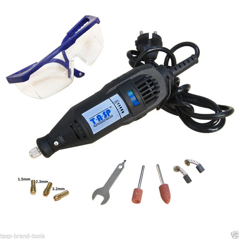 130W Dremel Electric Grinde Rotary Tool 5 Variable Speed Mini Drill glasses