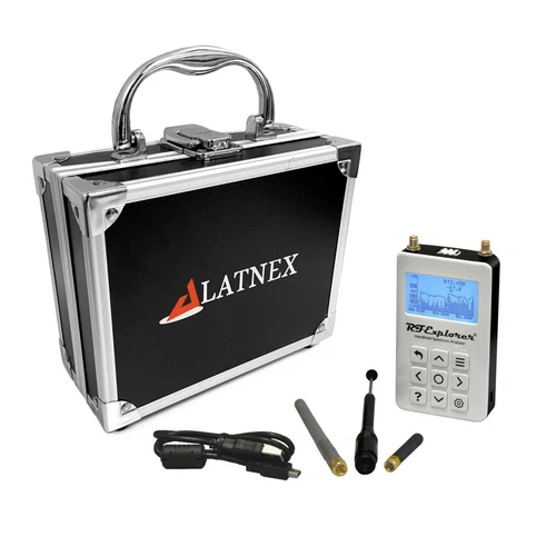 RF Explorer Spectrum Analyzer ISM Combo PLUS - Slim with Aluminum Carrying Case