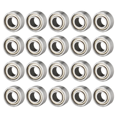 20pcs Deep Groove Ball Bearing 683ZZ Double Shield 3mm ID 7mm OD 3mm Thick