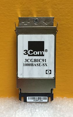 3Com 3CGBIC91 1000BASE-SX 850nm, Short Wave, GBIC Transceiver