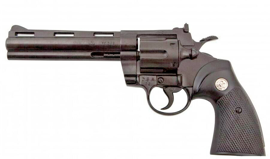 Denix Colt Python 357 Magnum 6 Inch Non-Firing Revolver Replica Metal ...