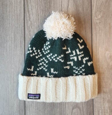 Patagonia Snowbelle Beanie Everygreen Flakes Pinyon Green  display picture 1