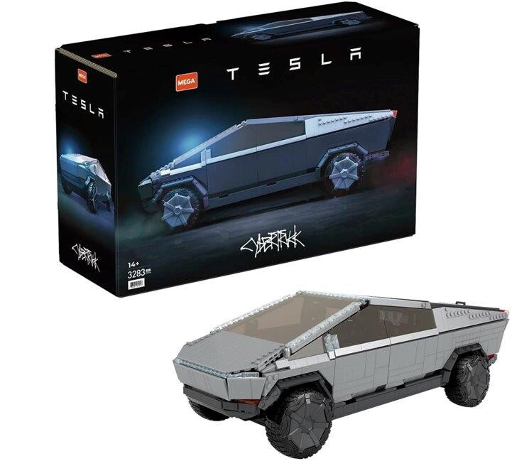 Tesla Cybertruck Building Set 3283 Pieces by Mattel