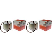 2X Mahle / Knecht Kraftstofffilter KX 201D Fuel Filter