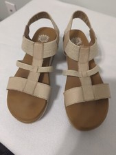 Yellow box Wedge Sandals 7.5