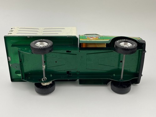 Vintage Nylint Farms Chevy LUV Stake Truck Trailer Pressed Steel Toy Chevrolet - Picture 6 of 12