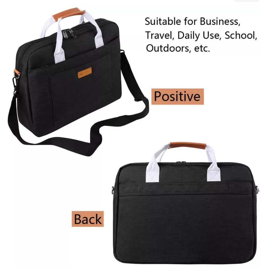 Bolso para Laptop Tomtoc, Negro, 2 Bolsillos Exteriores, 4 Bolsillos Interiores y 2 Bolsillos Netos Nuevo Foto 4 de 4