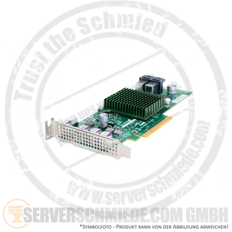 LSI Supermicro AOC-S3008L-L8E 9300-8i PCIe x8 2x SFF-8643 12G SAS intern HBA - Bild 4 von 4