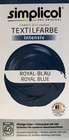 Simplicol Textile Dye Intense All in 1 Liquid Formula "Royal Blue" New!