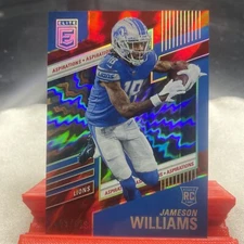 2022 Donruss Elite Jameson Williams /499 ASPIRATIONS SHIMMER SP RC No. 121