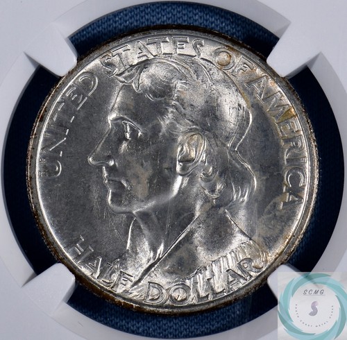 1935 Boone Commemorative 50c NGC MS 66+ w/CAC Endorse - Vintage Booming Luster - Picture 4 of 12