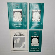 1998 98 Ford Windstar Van - Owners Manual User Guide Book Set - W/ Free Shipping