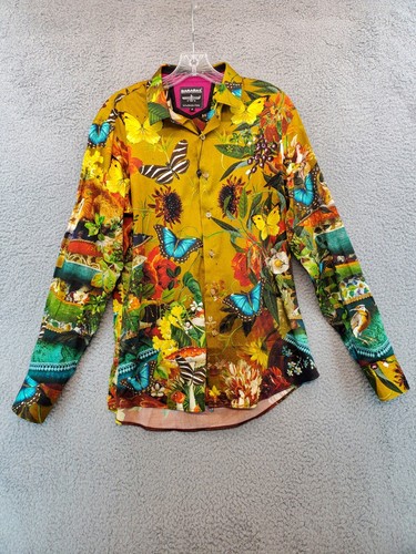 Barabas Men’s Luxury Nature L/S Button Up Shirt Size Medium NWT - Picture 2 of 22