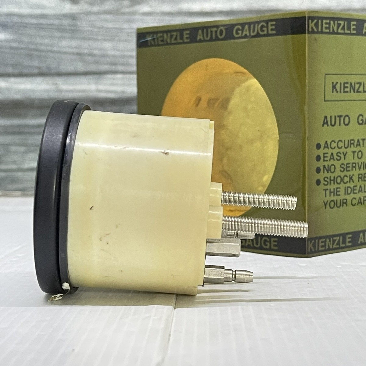 KIENZLE 52mm Gauge DC Volts 8v-16v Car Black Clear Lens NOS | eBay