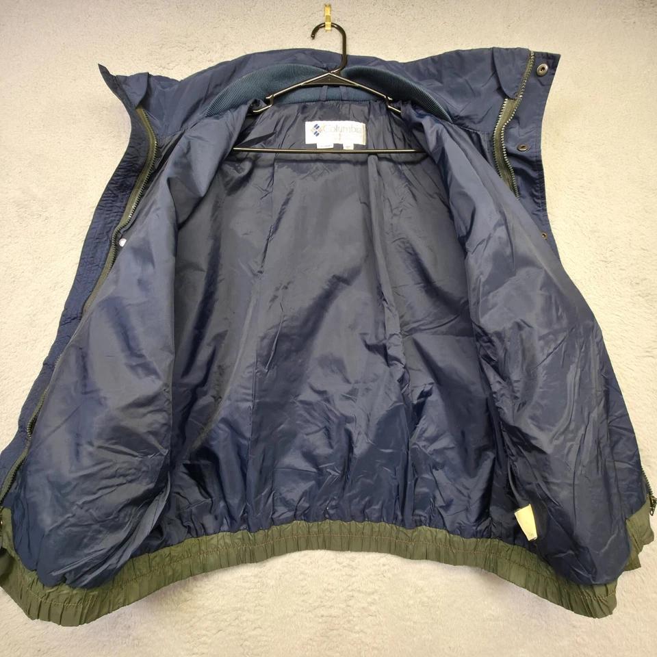 Columbia Bugaboo Jacket Mens XL Green Radial Sleeve Interchange Ski Gorpcore - Image 4 of 4