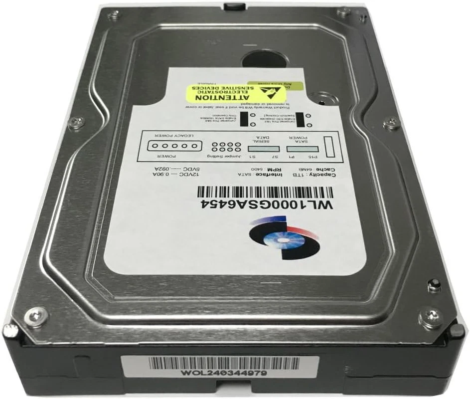 WL 1TB 64MB Cache 5400RPM SATA III (6.0Gb/S) (Low Power & Heavy Duty) 3.5" Inter - Image 4 of 4