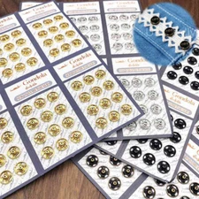 Sewing Buckle Clothing Metal Buckles Snap Mini Buttons DIY Doll Clothes