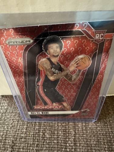 2024-25 Panini Prizm Basketball Monopoly Kel'el Ware Question Mark Prizm RC #30 - Picture 9 of 11