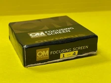 Olympus OM Focusing Screen 1-4  From JAPAN. Box opened, but never unpacked.
