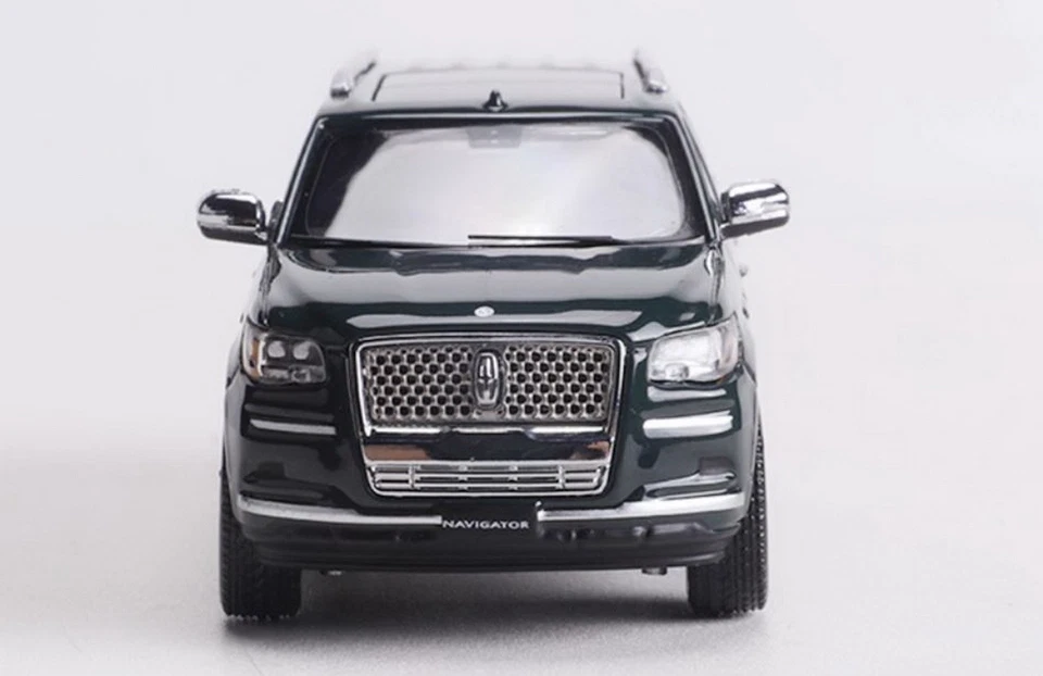 Lincoln Navigator L verde oscuro modelo coche fundido a presión modelo juguete Shadow Pro escala 1/64 Foto 4 de 4