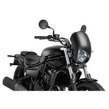 PARE-BRISE SEMI-CARENAGE PUIG ANARCHY POUR KAWASAKI ELIMINATOR 500 24-25 NOIR MA