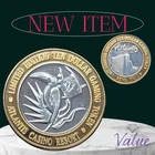 Vintage .999 Fine Silver $10 Gaming Casino Token, Atlantis, Toucan, Angel Fish!