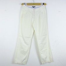 Tommy Hilfiger Women's Pants Size 6 Cotton White Modern Comfortable Elegant