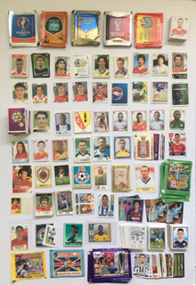Panini Football Sticker Packets x57 Stickers x870 (WORLD CUP EUROS) Job Lot