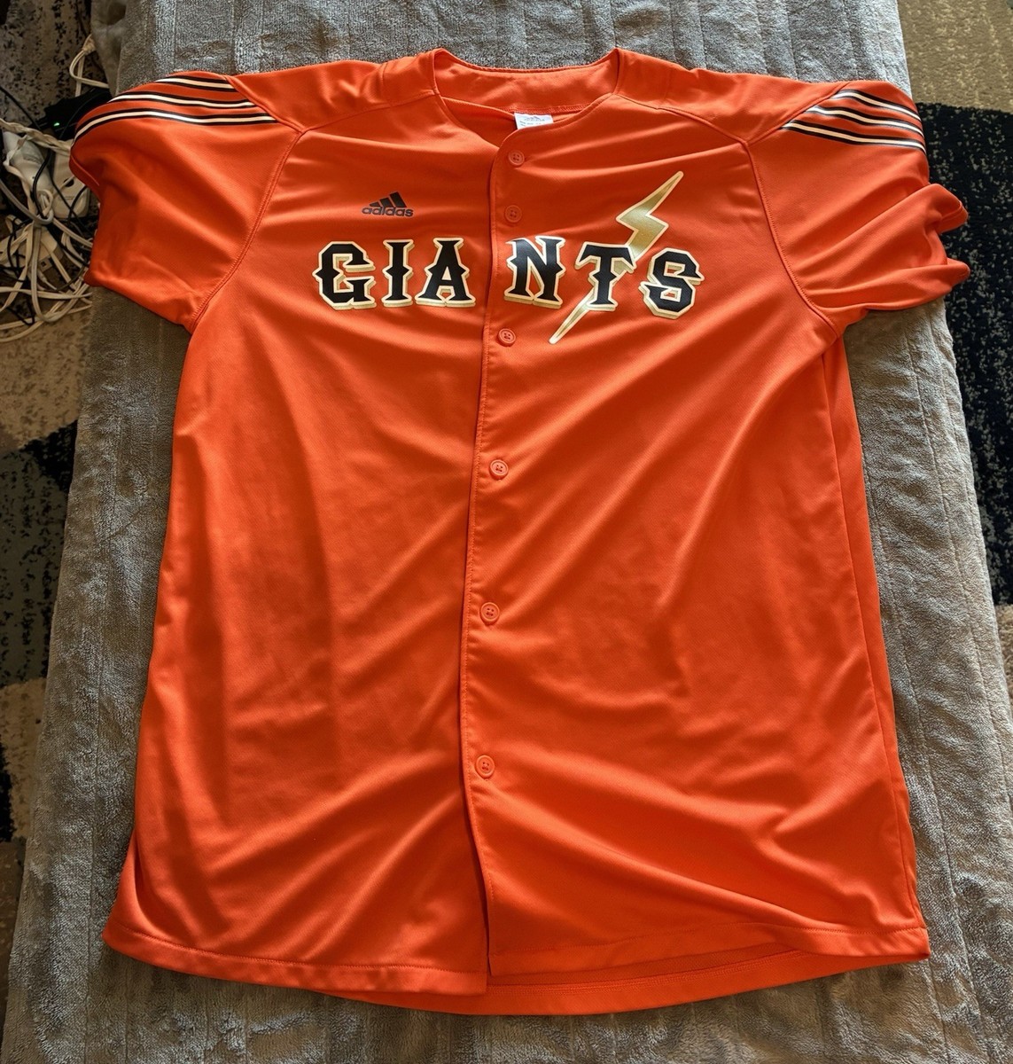 Adidas Yomiuri Giants Orange Baseball Jersey Japan NPB Men's Large