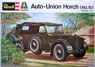 Revell H-2109 Auto-Union Horch (Kfz.15) OHNE Decals in Originalverpackung 1:35