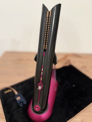 Dyson Corrale Cordless Hair Straightener Copper Plates Black/Pink Adjustable