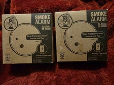 2 Kidde Code One I9040 Smoke Alarms w/ 9V Battery Fire Sentry 21008051