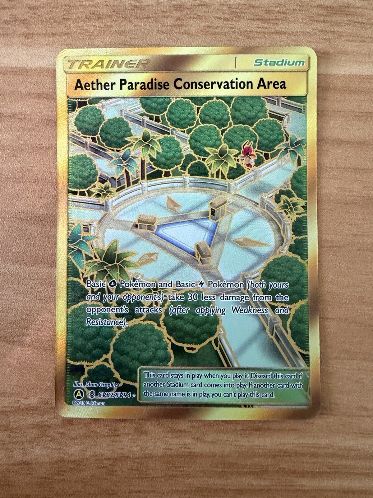 Aether Paradise Conservation Area Pokemon Hidden Fates SV87/SV94 Near Mint NM