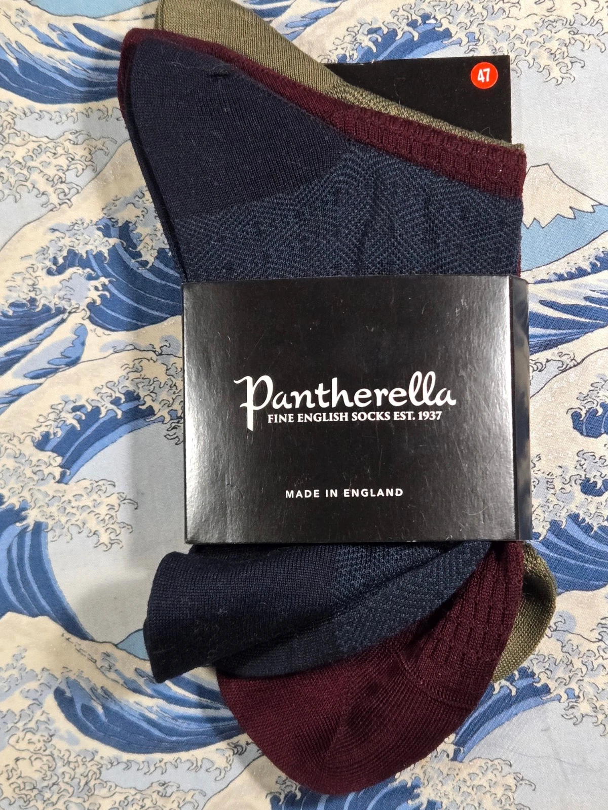 Pantherella Men's English Cotton Ankle Socks 3-Pack Fine Gauge UK 6-7 39-40 £54